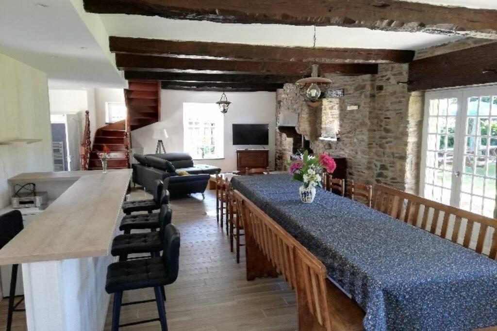 Gite De Charme 14 Personnes Labellise Clevacances 3 Etoiles Sainte-Seve Екстериор снимка
